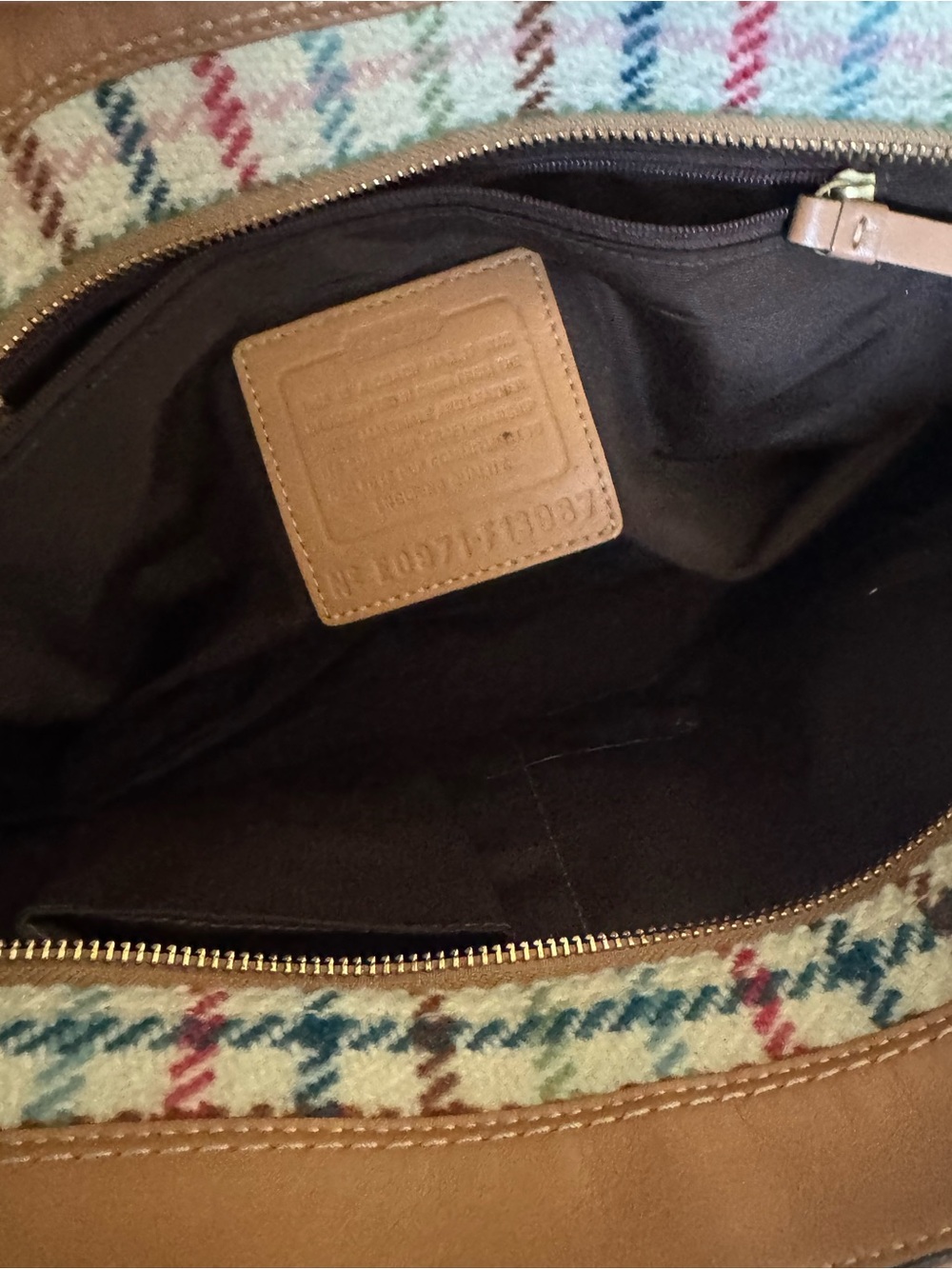 Coach Hampton tattersall bag - Picture 10 of 12